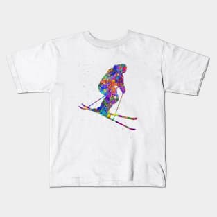 Ski player Kids T-Shirt